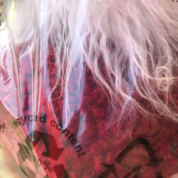 Pottery Barn Cuddly Teddy Bear Fur Bearded Jolly Santa Christmas Pillow 🎅🏻🎄 - Picture 10 of 16